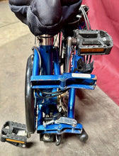 Load image into Gallery viewer, Dahon Classic III Vintage Folding Bike 3-Speed Blue W/ Accessories Including Bag
