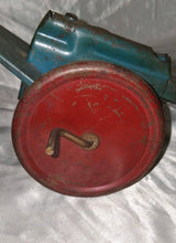 Load image into Gallery viewer, Vintage 1950’s WWII Toy Artillery Cannon Folding Pressed Steel Tin Howitzer
