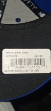 Load image into Gallery viewer, New Era 59FIFTY Kansas City Royals Hat Size 7 Royal Blue Gold Fitted Cap
