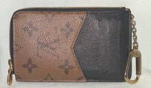 Load image into Gallery viewer, Louis Vuitton Recto Verso Card Holder Monogram Reverse Canvas Keychain Wallet
