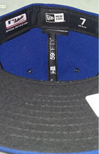 Load image into Gallery viewer, New Era 59FIFTY Kansas City Royals Hat Size 7 Royal Blue Gold Fitted Cap
