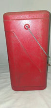 Load image into Gallery viewer, Vintage Coleman 200A Red Lantern w/ Red Metal Carrying Case &amp; Manual
