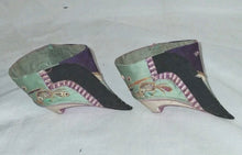 Load image into Gallery viewer, Antique Chinese Silk Embroidered Qing Dynasty Bound Lotus Shoes For Bound Feet

