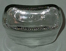 Load image into Gallery viewer, Vintage St. Pierre Smirnoff Embossed Crown Clear Glass Liquor Bottle Flask 7”
