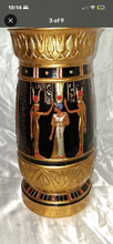 Load image into Gallery viewer, Veronese 2003 Egyptian Revival Decorative Vase – Luxor Las Vegas Gift Collection
