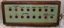 Load image into Gallery viewer, Antique BUTLER Call Box Bell Annunciator Servent 16 Rooms, Complete
