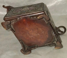 Load image into Gallery viewer, Vintage Chinese Enamel Bronze Incense Burner Censer Foo Dog Lid
