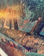 Load image into Gallery viewer, E5- Don Munz "Stream" Large Textured Canvas Transfer Print Framed Art 37x27
