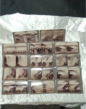 Load image into Gallery viewer, Set of 14 Antique STEREO-VIEW Cards Of Niagara Falls New York
