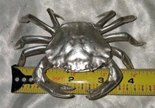 Load image into Gallery viewer, Vintage Silver Plated Crab Salt Cellar Trinket Box Jewelry
