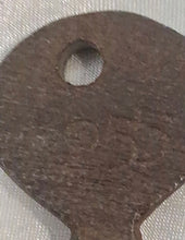 Load image into Gallery viewer, Antique Iron Leg Shackle Fetter w/ Original Key Double Ring Forged Iron Restrain
