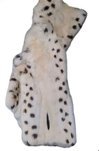 Load image into Gallery viewer, Vintage City Furs Of London Rabbit Fur Jacket Ivory/Brown Spotted Short Coat
