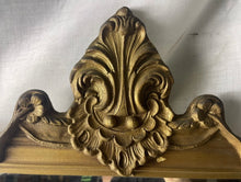 Load image into Gallery viewer, #201 Ornate Antique Gold Wood Framed Accent Mirror 30.5“ X 28“.
