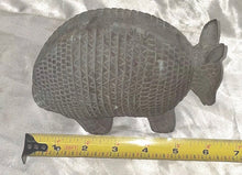 Load image into Gallery viewer, Vintage Solid Brass Armadillo Figurine Statue Paperweight 6.25" Long Heavy
