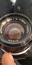 Load image into Gallery viewer, Nikon F2 Photomic Black 35mm Film Camera Nikkor-S.C Auto 50mm f/1.4 Case
