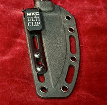 Load image into Gallery viewer, Montana Knife Company Battle Goat MKC Fixed 3.5” Blade OAL Kydex Sheath UltiClip
