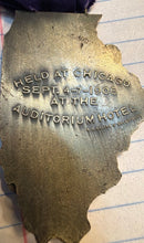 Load image into Gallery viewer, Antique National Funeral Directors Association Badge And Ribbon 1906 Chicago
