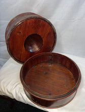 Load image into Gallery viewer, Antique Three Tiered Chinese Wooden Hat Box EFOC!
