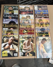 Load image into Gallery viewer, (20) Vintage ADVOCATE "Classifieds" Magazine 1995 Gay Interest Playgirl like
