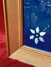 Load image into Gallery viewer, Native American Art Display Arrowheads &amp; Stones Framed w/ Glass Picture 26.5x33
