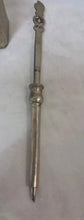 Load image into Gallery viewer, Vintage Chinese Paktong White Brass Water Tobacco Pipe Engraved Etched Maker Mar
