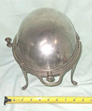 Load image into Gallery viewer, James Dixon &amp; Sons of Sheffield, England Revolving Covered Breakfast Dish Warmer
