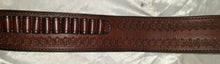 Load image into Gallery viewer, Tooled Leather Cartridge Ammo Belt Brown Western Hunting 25 Loops
