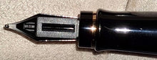 Load image into Gallery viewer, New Waterman Paris Pen Set Black Gold Fountain M + Ballpoint With Case
