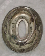 Load image into Gallery viewer, Victorian English Silver Plated Butter Dish Cobalt Blue Glass Liner EPBM
