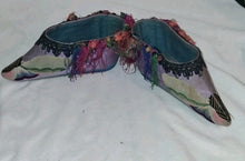 Load image into Gallery viewer, Antique Chinese Silk Embroidered Qing Dynasty Bound Lotus Shoes For Bound Feet
