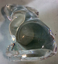 Load image into Gallery viewer, Baccarat France Clear Crystal Sitting Rabbit Bunny Figurine Signed 2.75"
