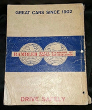 Load image into Gallery viewer, 1962 AMC Rambler Classic 6 and Ambassador V8 Technical Service Manual 400 Custom
