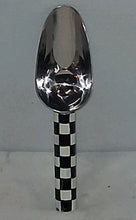 Load image into Gallery viewer, Mackenzie-Childs Courtly Check Stainless Steel Scoop Spoon Utensil Black White
