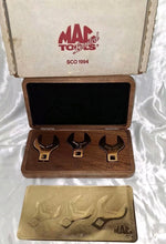 Load image into Gallery viewer, MAC Tools 1994 Limited Edition 24K Gold Plated - 3 Piece Crowfoot Set #6677
