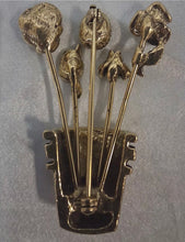 Load image into Gallery viewer, Vintage Gold Tone Thimble Stick Pin Brooch Cameo Bee Rose Snake Flower Pearl
