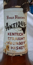 Load image into Gallery viewer, Vintage Four Roses Antique Bourbon Whiskey Giant Advertising Bottle 28” Display
