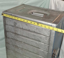 Load image into Gallery viewer, Korita Aviation Aluminum Aircraft Galley Catering Container Storage Box Blue
