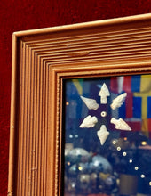 Load image into Gallery viewer, Native American Art Display Arrowheads &amp; Stones Framed w/ Glass Picture 26.5x33
