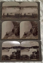 Load image into Gallery viewer, Set of 14 Antique STEREO-VIEW Cards Of Niagara Falls New York
