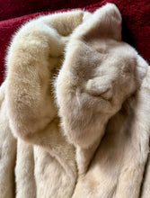 Load image into Gallery viewer, Vintage The Broadway Blonde Mink Fur Coat Stroller Jacket Womens L Palomino
