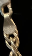 Load image into Gallery viewer, 30” Vintage Sterling Silver Link Chain Necklace Chain Italian 36.6 grams
