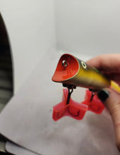 Load image into Gallery viewer, Vtg Pair Of HEDDON LUCKY 13 FROG PLASTIC FISHING LURE
