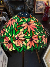 Load image into Gallery viewer, Beautiful vintage unique, Tiffany style floral floor lamp
