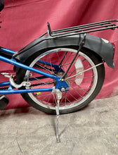 Load image into Gallery viewer, Dahon Classic III Vintage Folding Bike 3-Speed Blue W/ Accessories Including Bag

