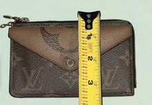 Load image into Gallery viewer, Louis Vuitton Recto Verso Card Holder Monogram Reverse Canvas Keychain Wallet
