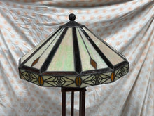 Load image into Gallery viewer, Beautiful Tiffany style floor lamp with really unique shade
