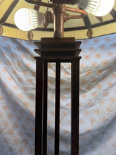 Load image into Gallery viewer, Beautiful Tiffany style floor lamp with really unique shade
