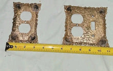 Load image into Gallery viewer, Vintage 1970 Florenza of California Gold Gilt Wall Outlet &amp; Switch Plate Covers
