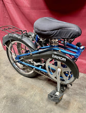Load image into Gallery viewer, Dahon Classic III Vintage Folding Bike 3-Speed Blue W/ Accessories Including Bag
