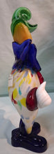 Load image into Gallery viewer, Italian Murano Art Glass Clown Figurine Multicolor 9” Vignozzi Souvenir Italy
